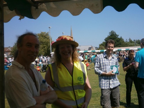Douglas Johnson, Sarah Jane Smalley and Rob Unwin at Sharrow Festival
