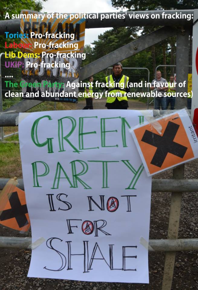 Green Party is not for shale